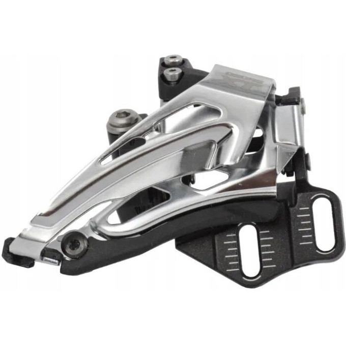 Переключатель передний SHIMANO DEORE, M618-L, для 2x10, нижн. Хомут(34,9 с адапт 28,6/31,8), нижн. Тяга, цв. Черн IFDM618LX6